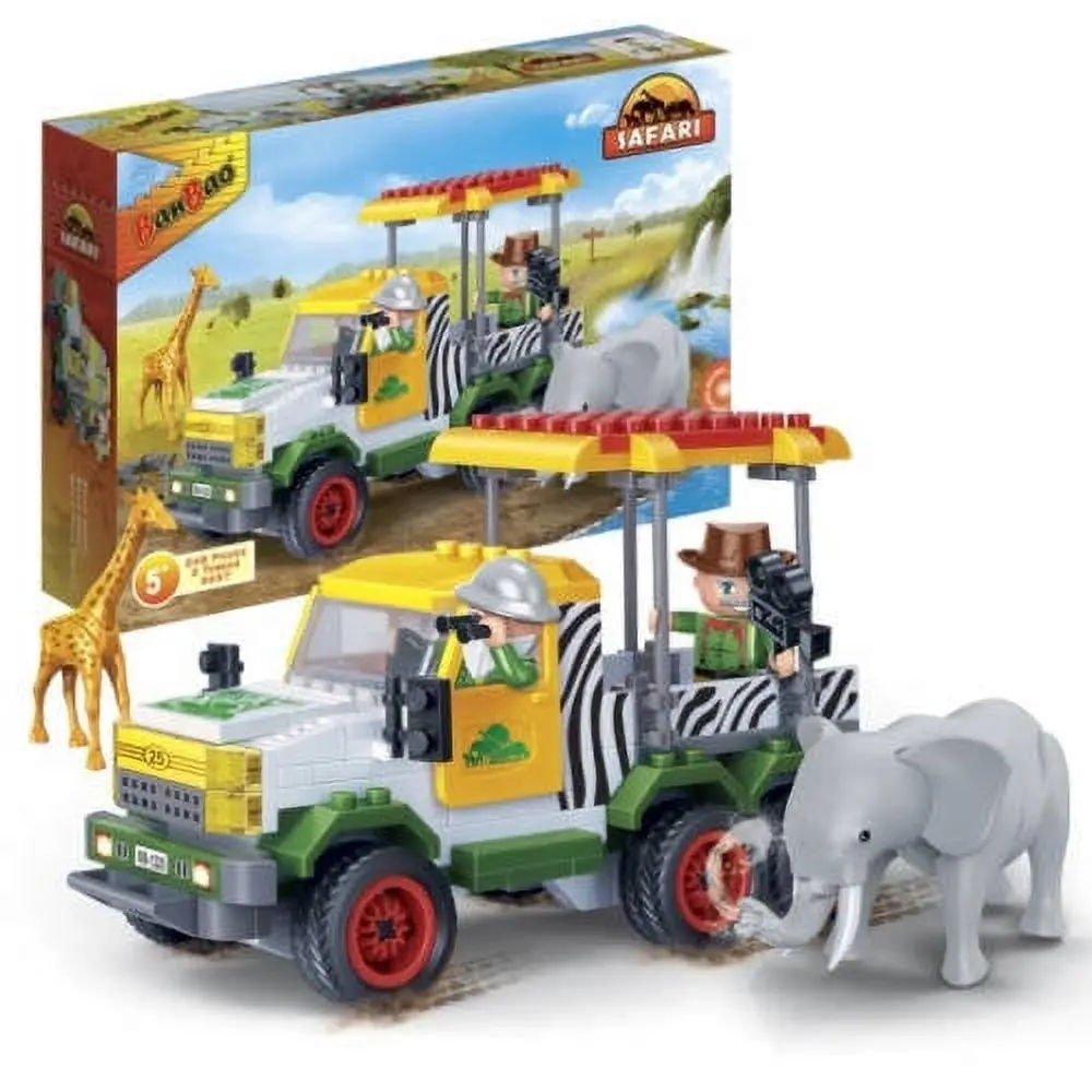 Banbao Wild Safari Adventure Jeep Building Set - 239 Pieces 1