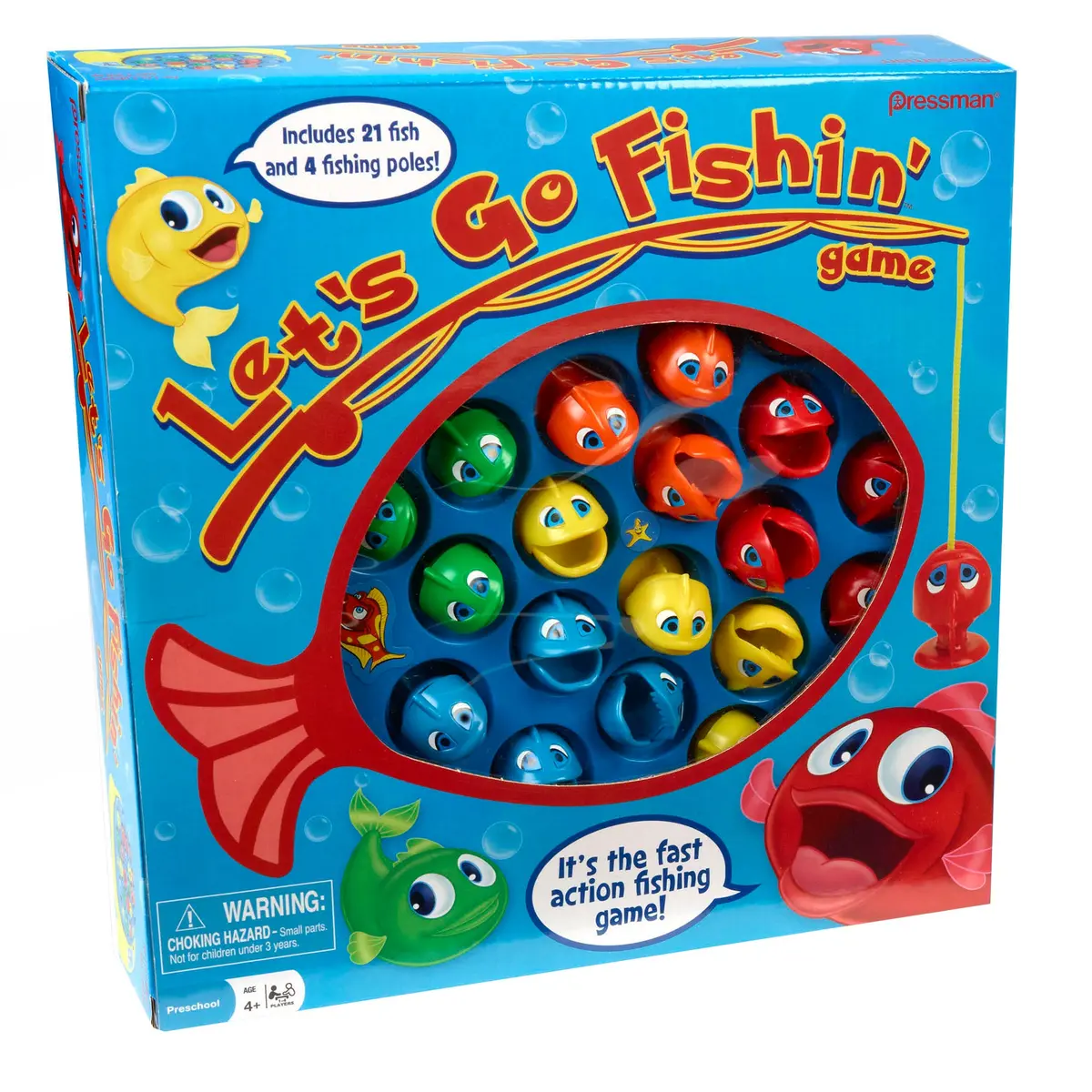 Pressman Let's Go Fishin' Deluxe Edition Board Game 1