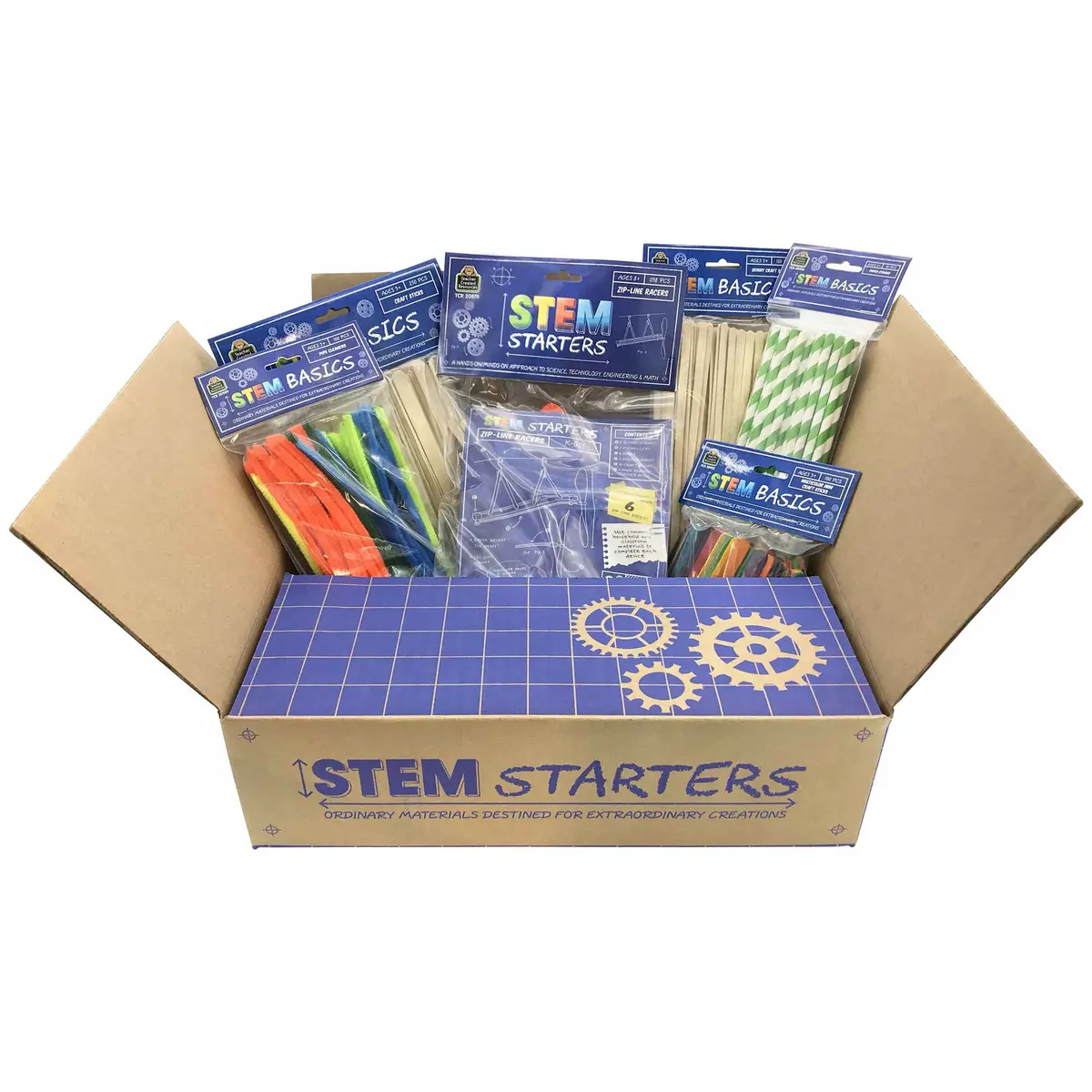 Teacher Created Resources Zip-Line Racer Stem Starter Kit - Educational Science Toy 1