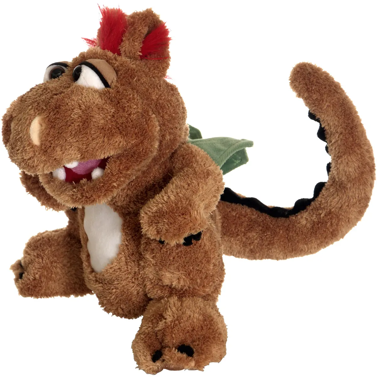 Living Puppets Ollie The Brown Dragon 14" Plush Hand Puppet 1