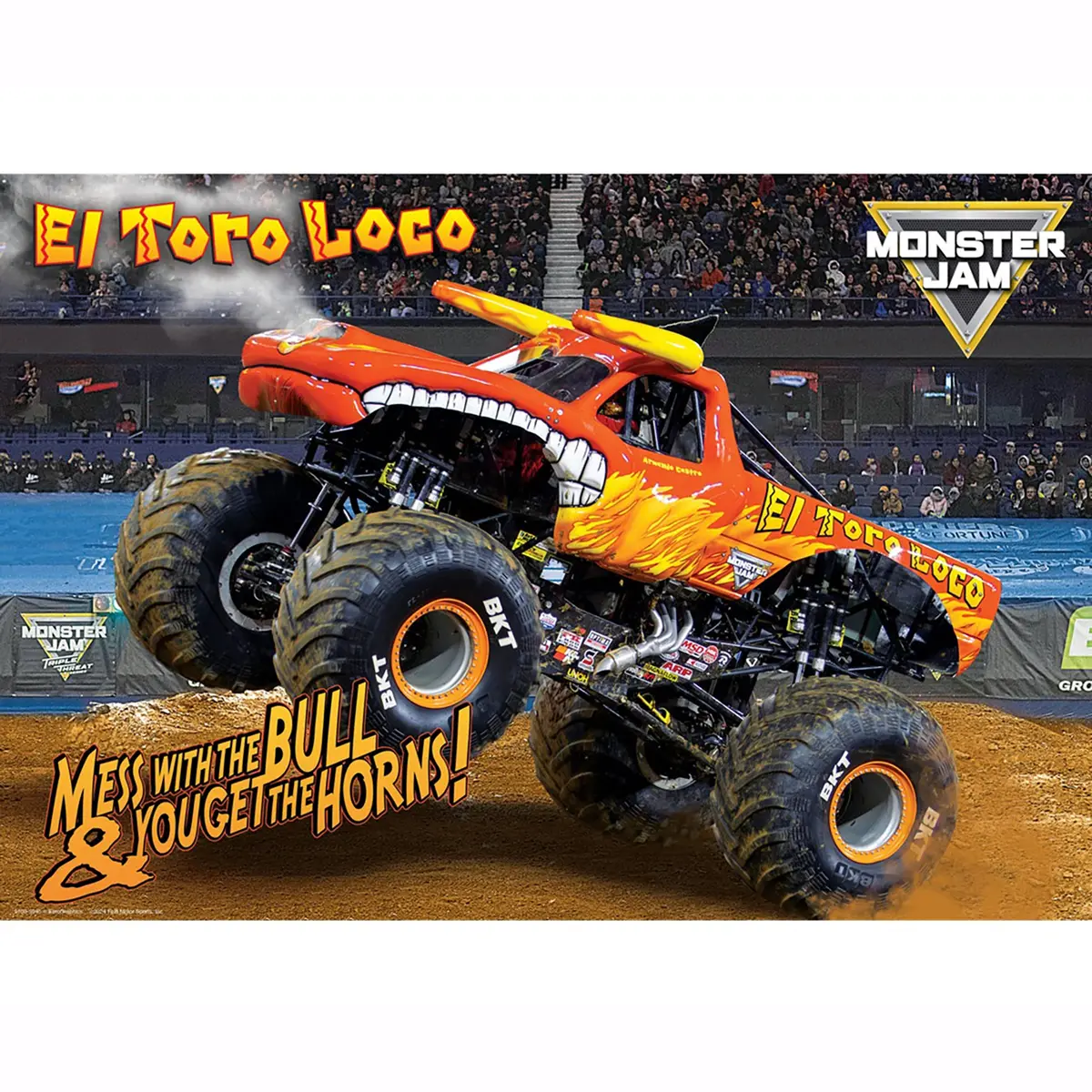 Monster Jam El Toro Loco Insulated Lunch Bag & 100Pc Puzzle Set 1