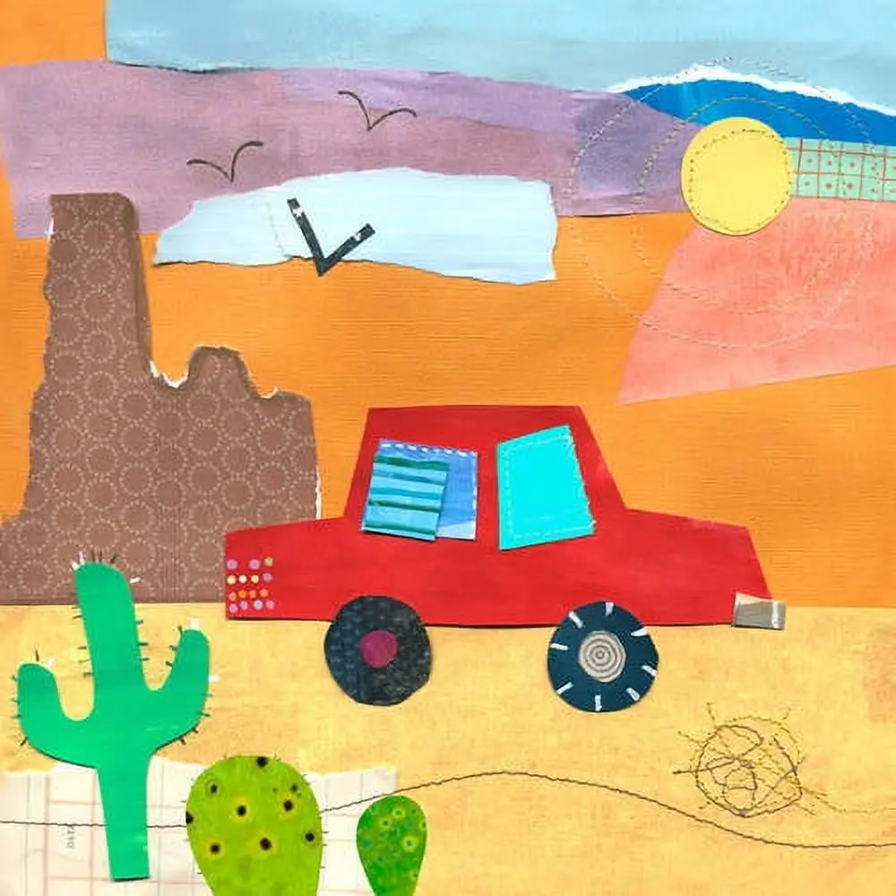 Oopsy Daisy's On The Road- Desert Adventure Canvas Wall Art 1