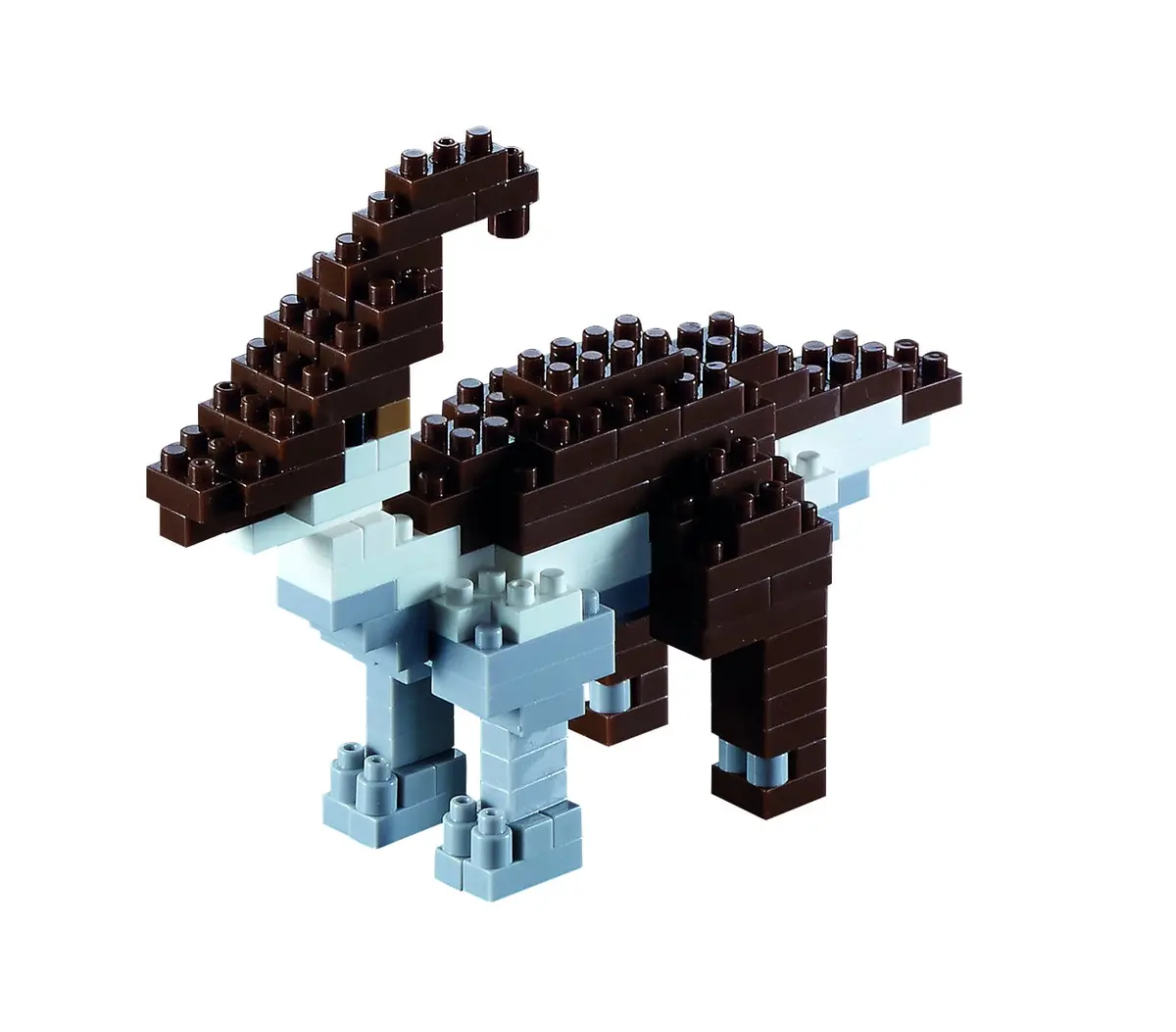 Brixies Parasaurolophus 115-Piece Micro Brick Model Kit - Dinosaur Themed 1