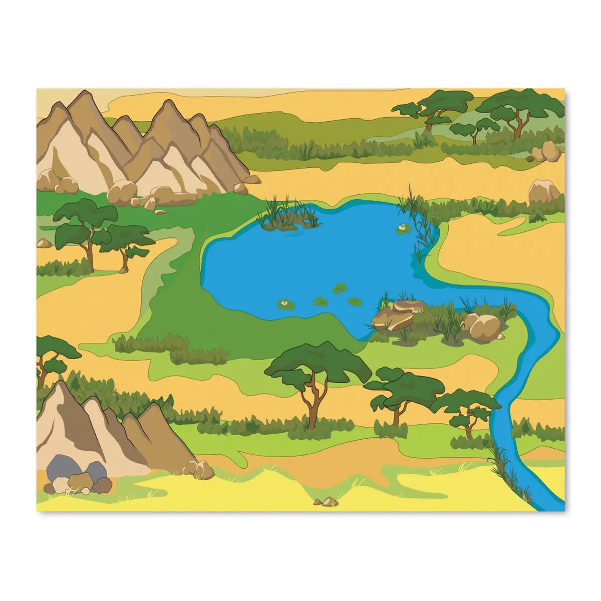 The Freckled Frog Wilderness Adventure Play Mat 1