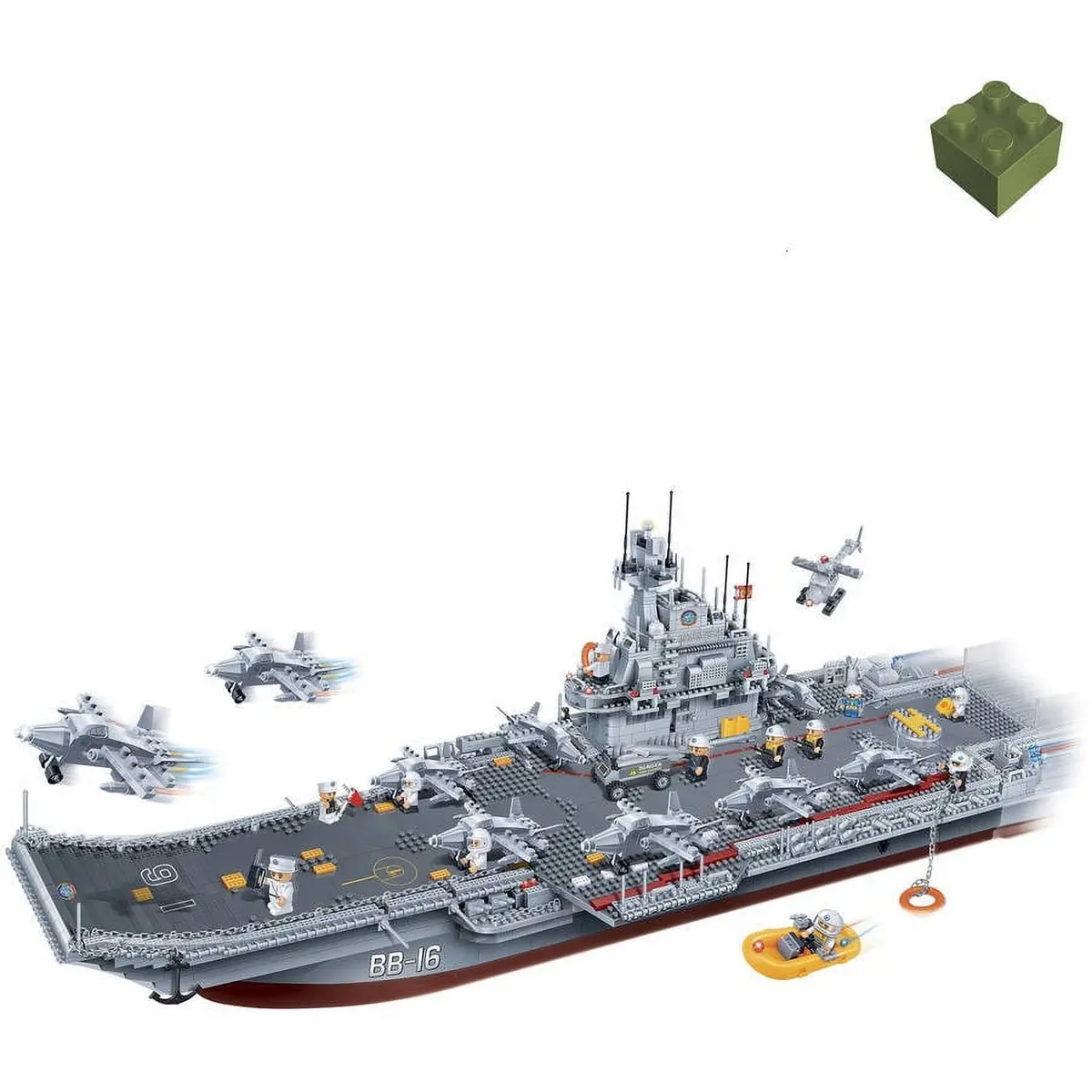 Banbao World Defense Marine Flag Ship 3016-Piece Building Set 1