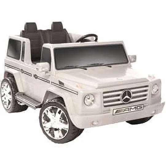 Kid Motorz Mercedes Benz G55 Amg 12V Two-Seater Ride-On - Silver 1