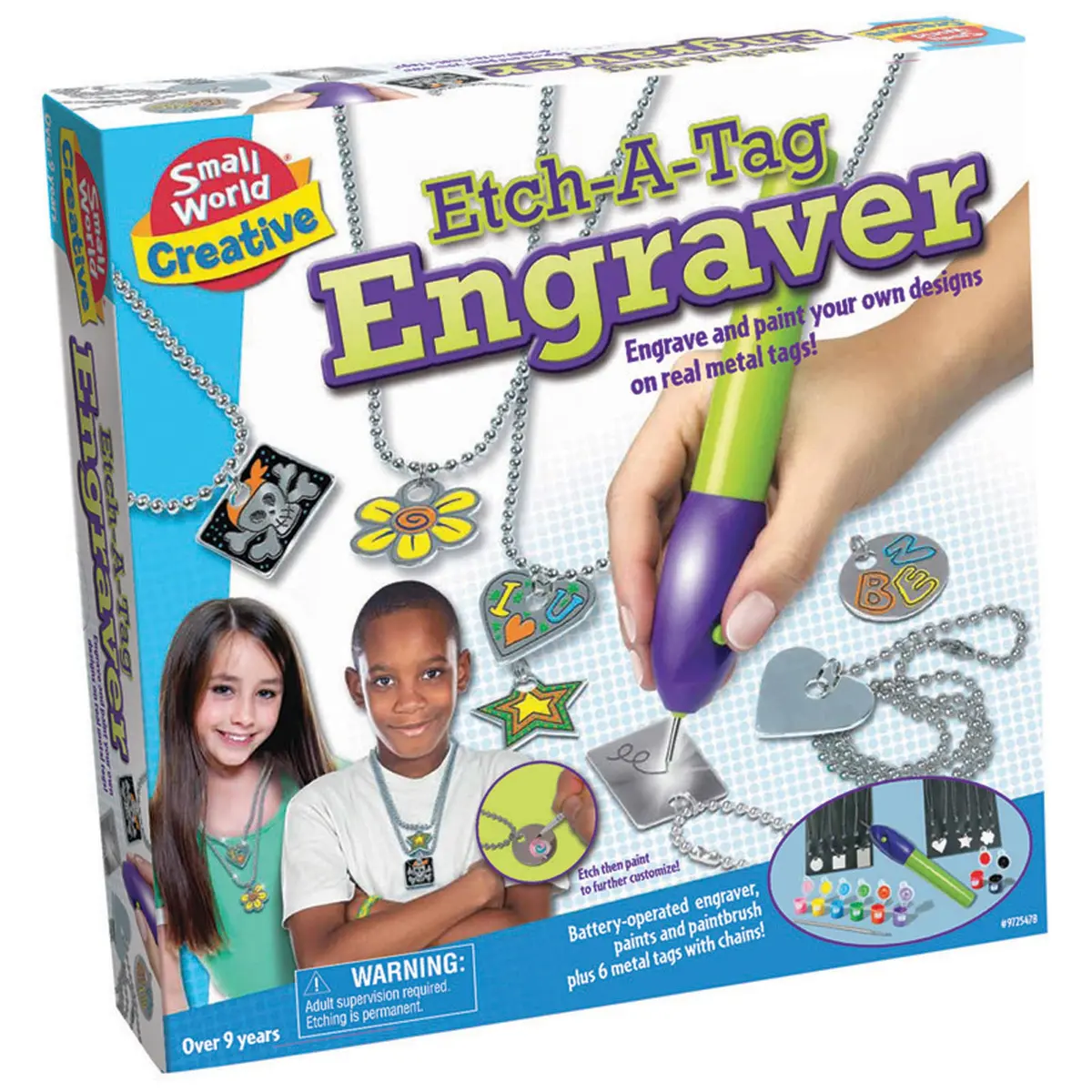 Small World Toys Creative Etch-A-Tag Engraver Craft Kit 1