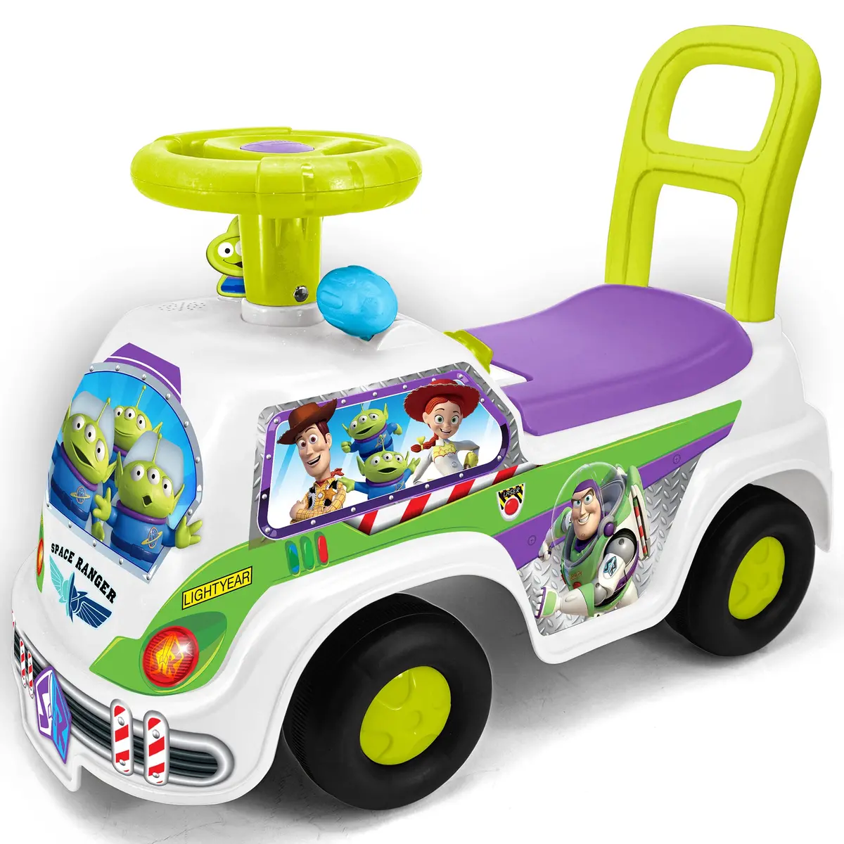 Kiddieland Buzz Lightyear Adventure Ride-On - Disney Space Light & Sound, 12Mo+ 1