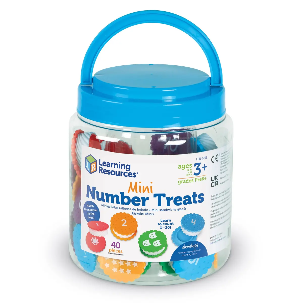 Learning Resources Mini Number Cookies - Educational Counting Toy 2