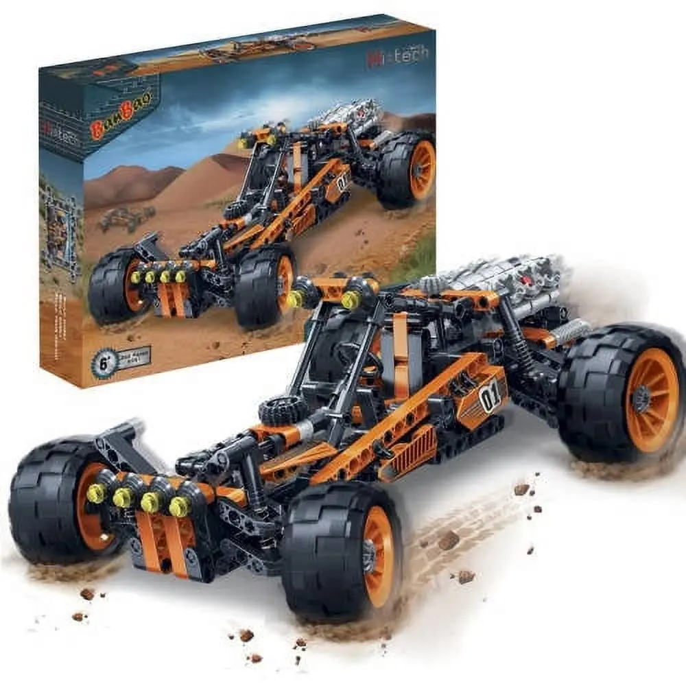 Banbao Hi-Tech Series Racer 01 Building Set - 392 Pieces, Vibrant Orange 1