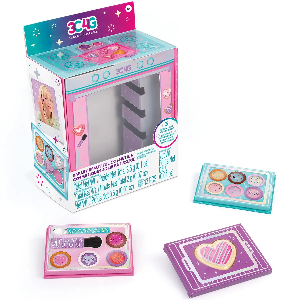 3C4g Bakery Beautiful Vanilla-Scented Cosmetic Set - For Kids 8+ 1