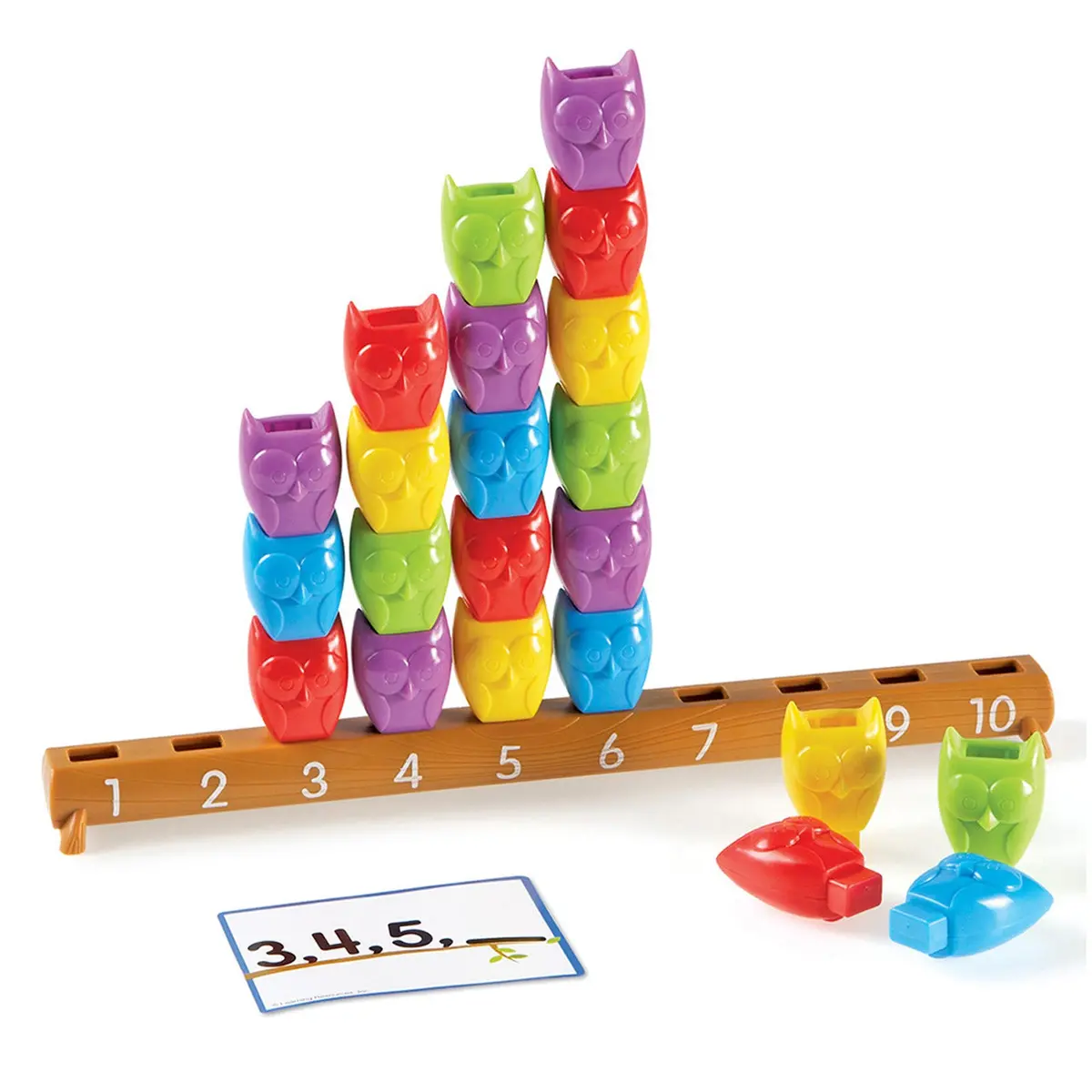 Learning Resources Counting Owls Activity Set - Educational Math Toy 1