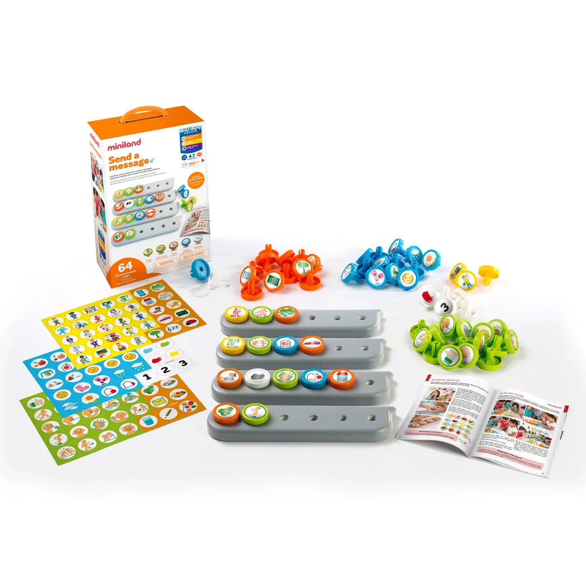 Miniland Educational Send A Message Game - Language Development Toy 1