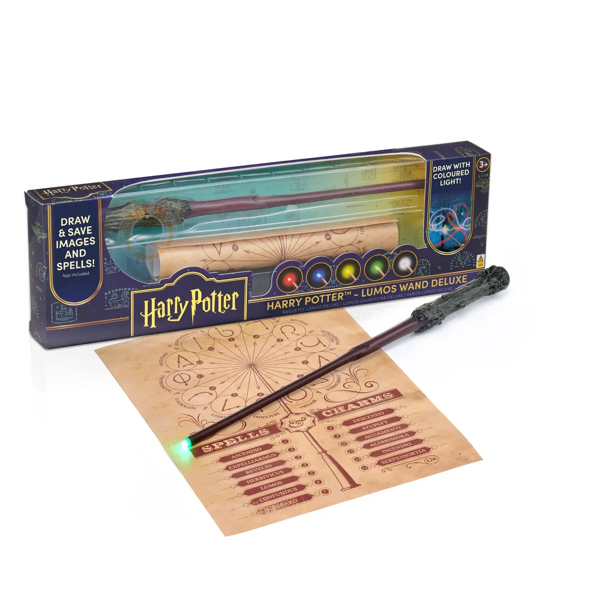 Wizarding World Harry Potter Deluxe Lumos Wand - 14" Led Tip Collectible 1