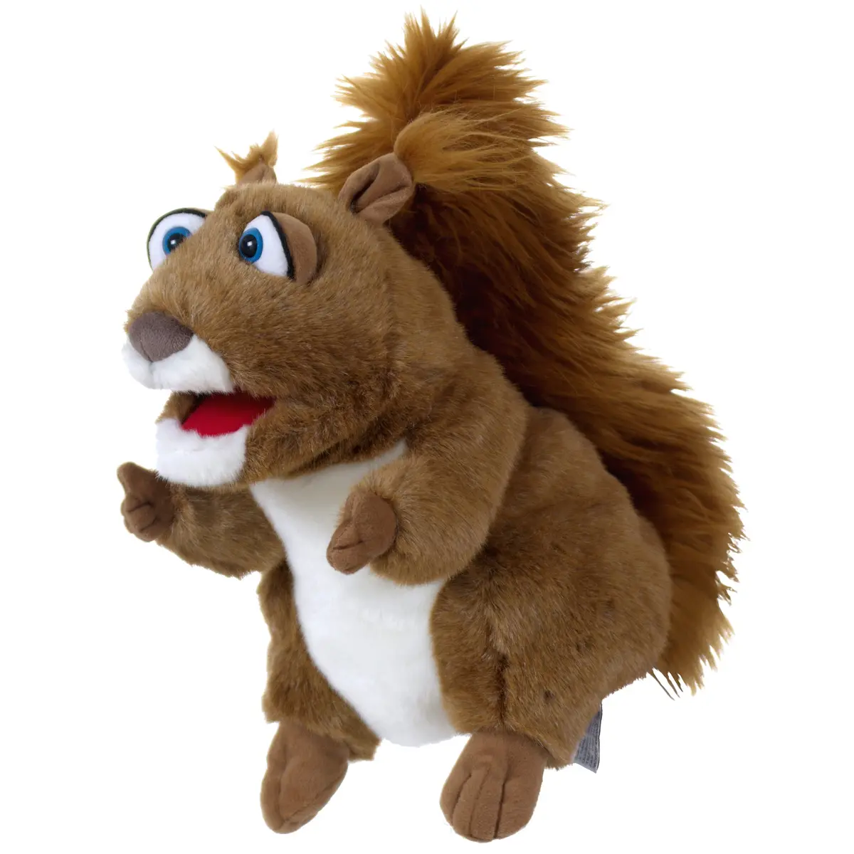 Living Puppets Dee The Brown Squirrel - 12" Plush Hand Puppet, Soft & Articulate Companion 1
