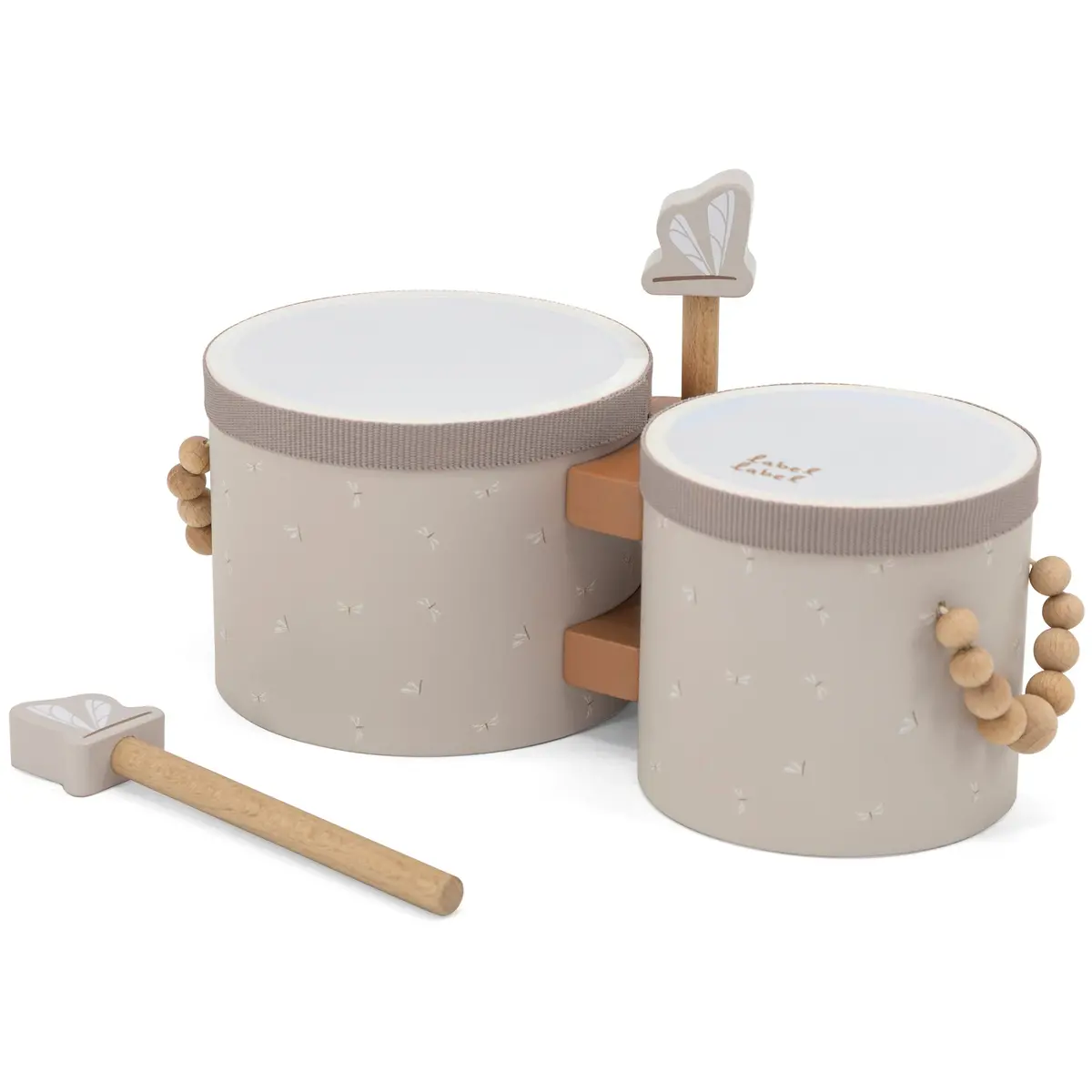 Wooden Bongos: Tan 1