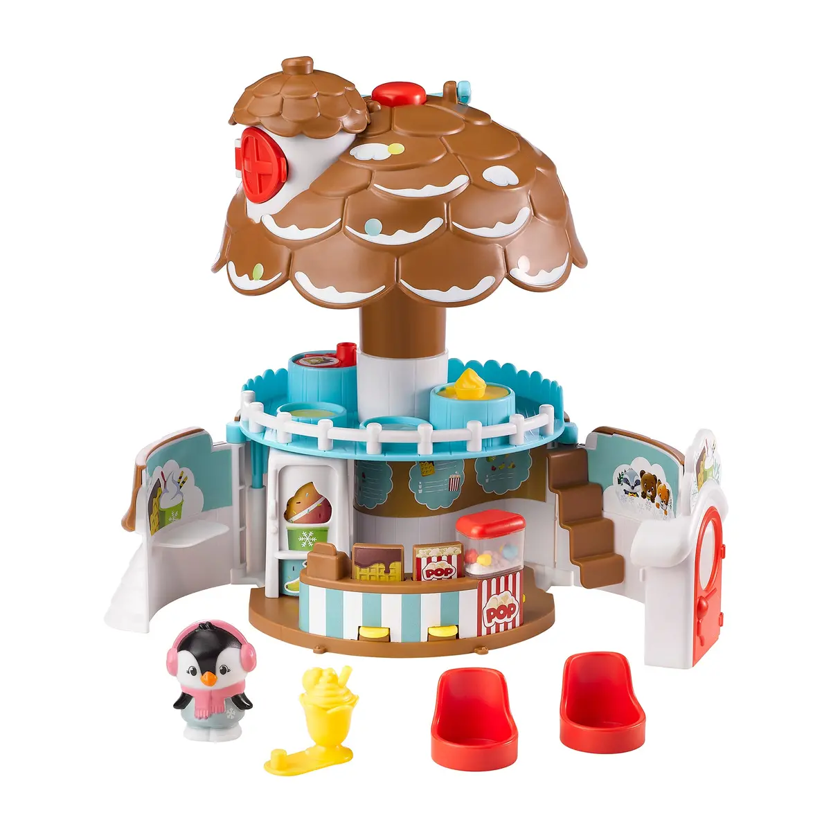 Timber Tots Pine Cone Snack Bar Interactive Playset 1