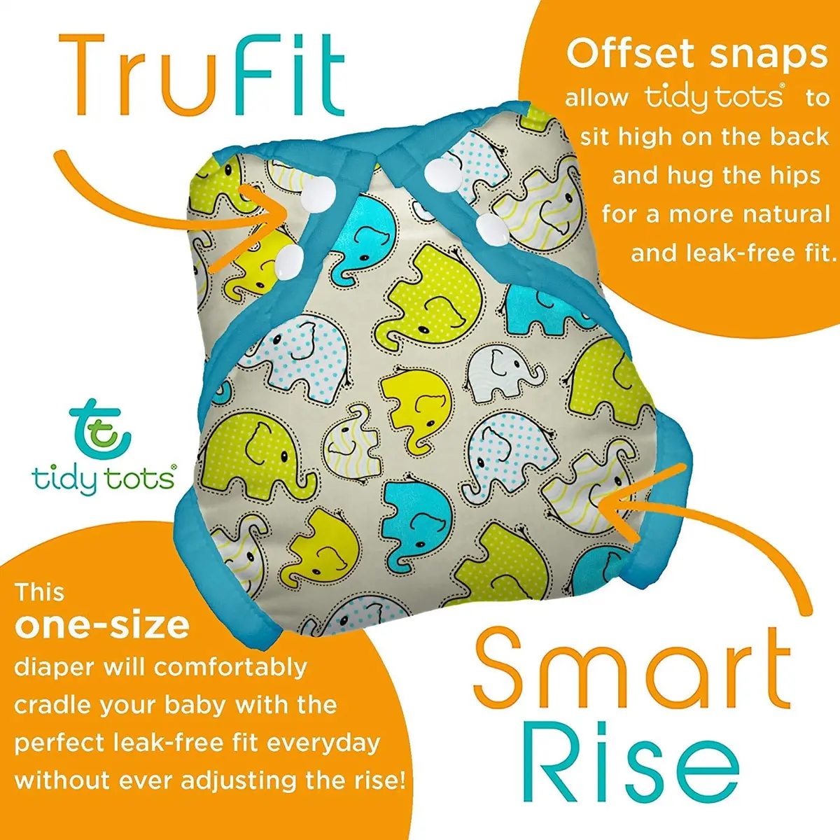 Tidy Tots Red Snap Cover For Hassle-Free Diapering 1