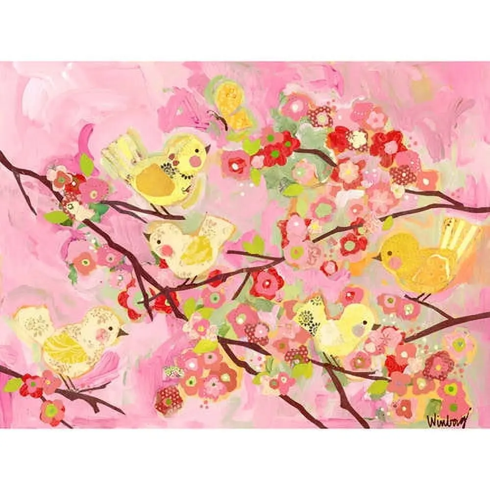 Oopsy Daisys Cherry Blossom Vibrant Canvas Art 1