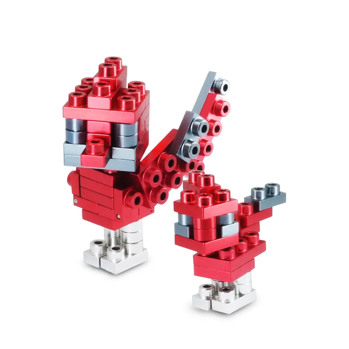 Metomics Pocket Pet Ruby And Silver Cardinal Duo 1