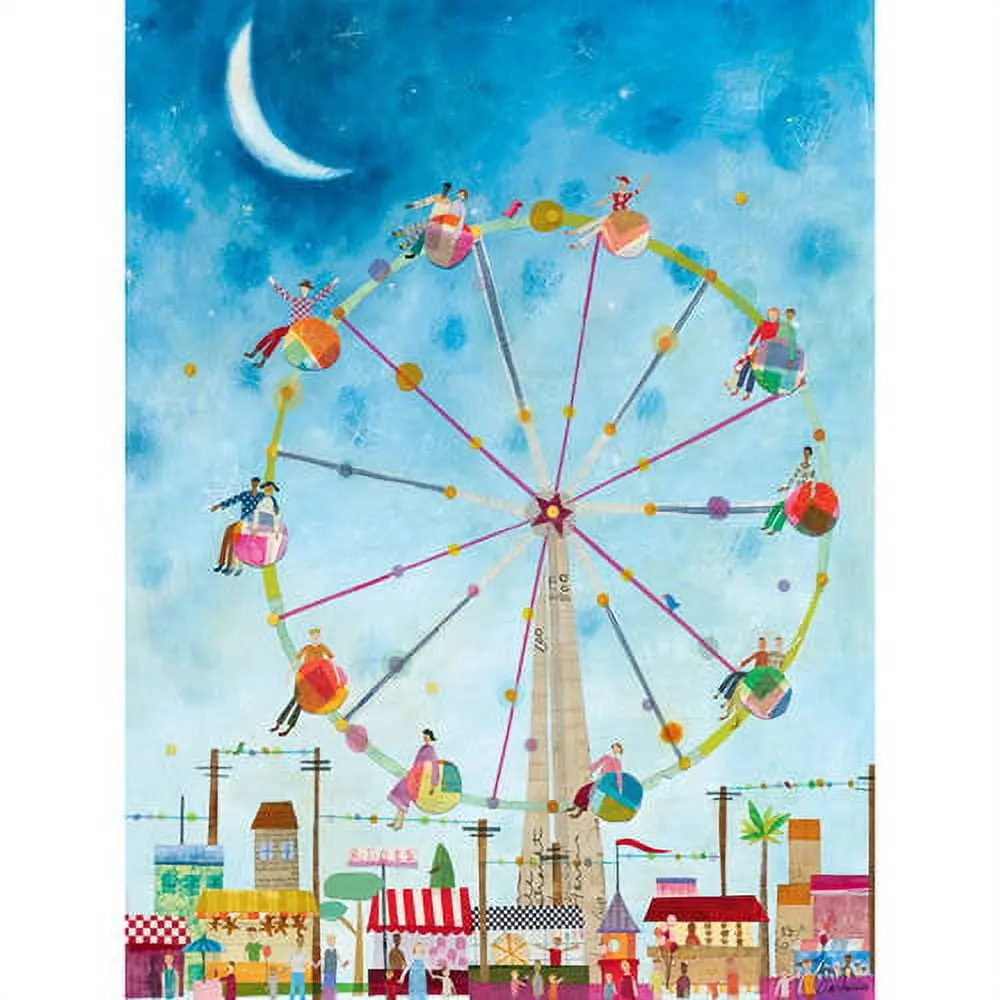Oopsy Daisys Ferris Wheel Canvas Art By Maria Carluccio 1