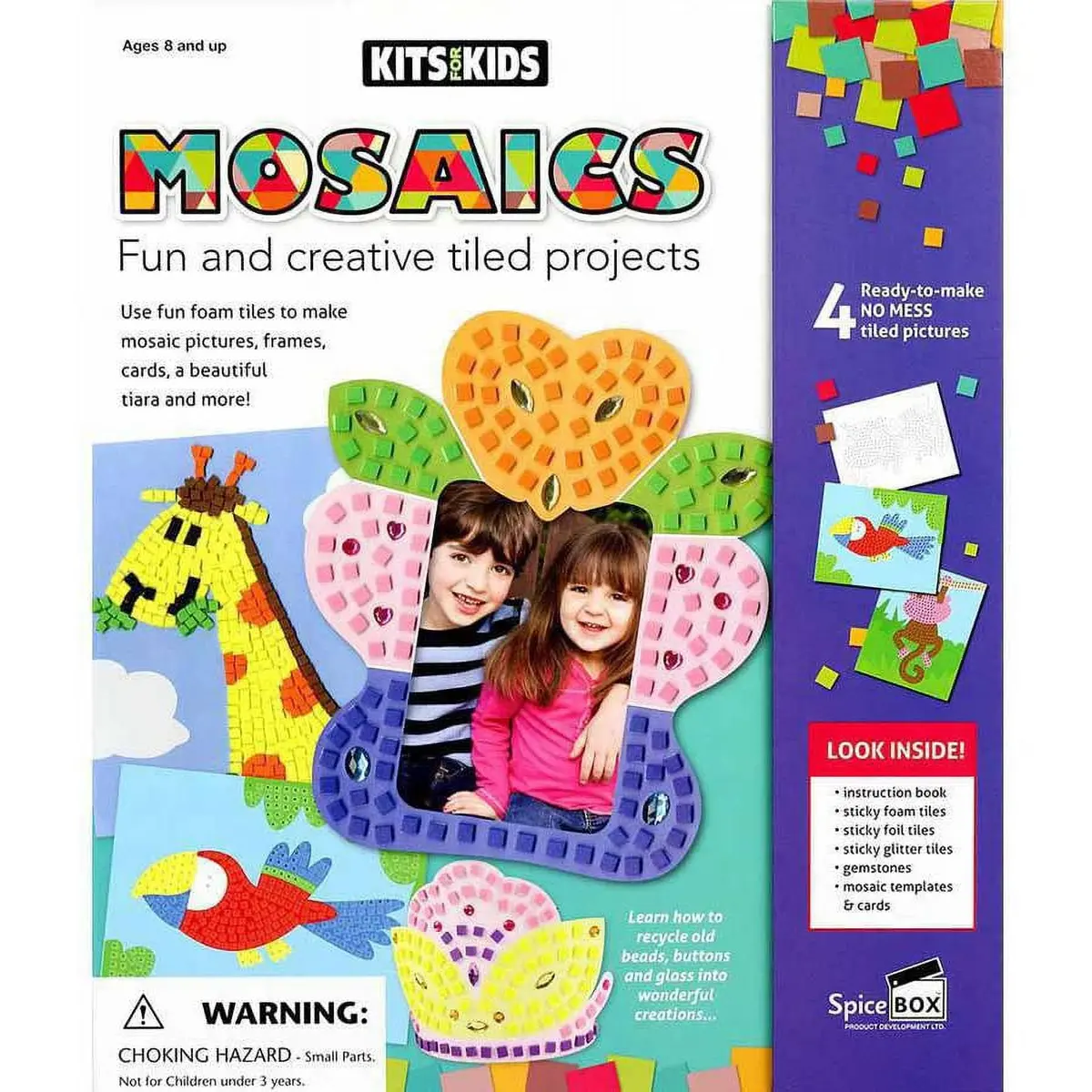 Spicebox Kids Creative Mosaic Art Kit For Imaginative Crafting 1