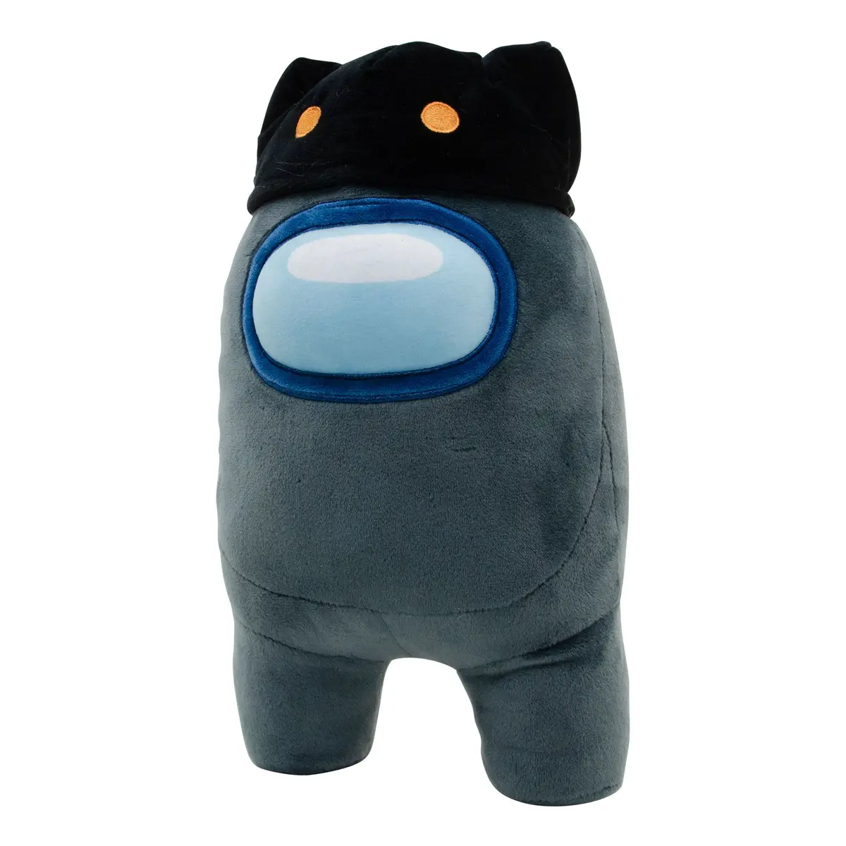 Yume Toys Among Us 12 Inch Plush - Black With Cat Head Cap 1