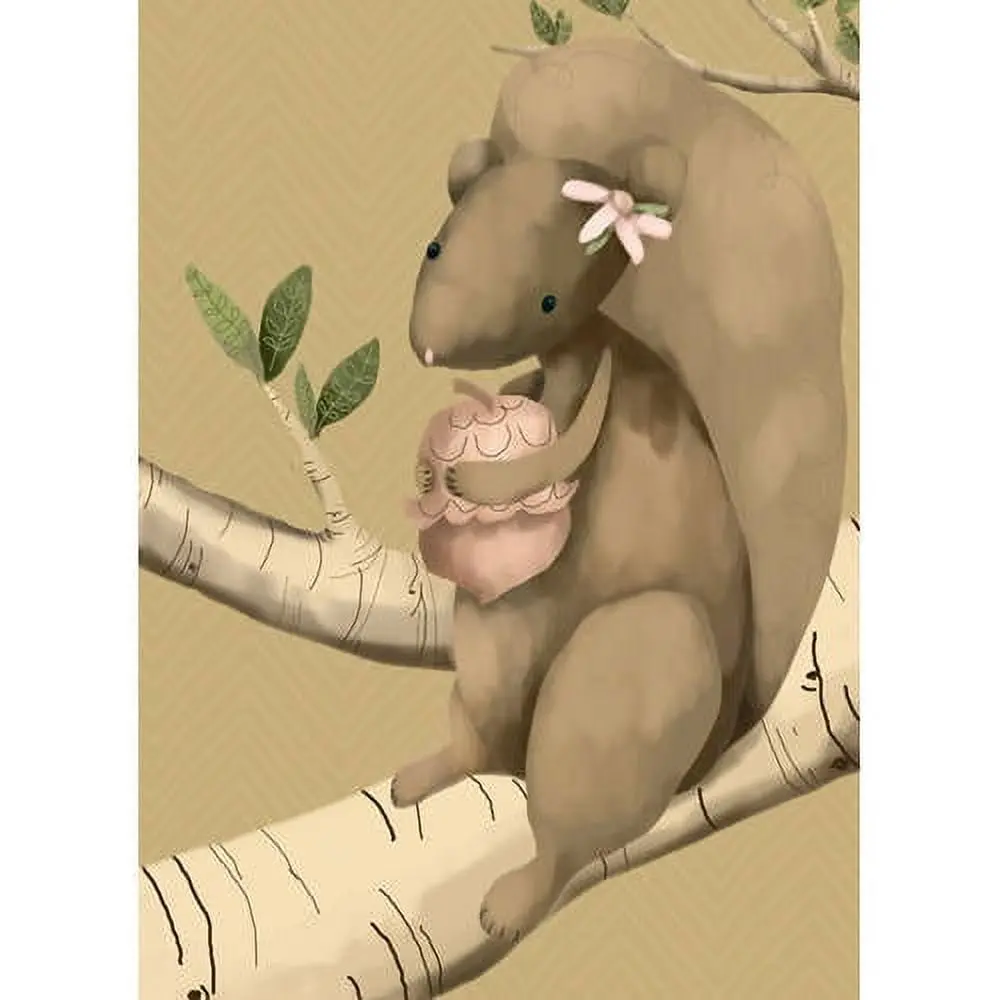 Oopsy Daisys Sally Squirrel 10 Inch Canvas Wall Art 1