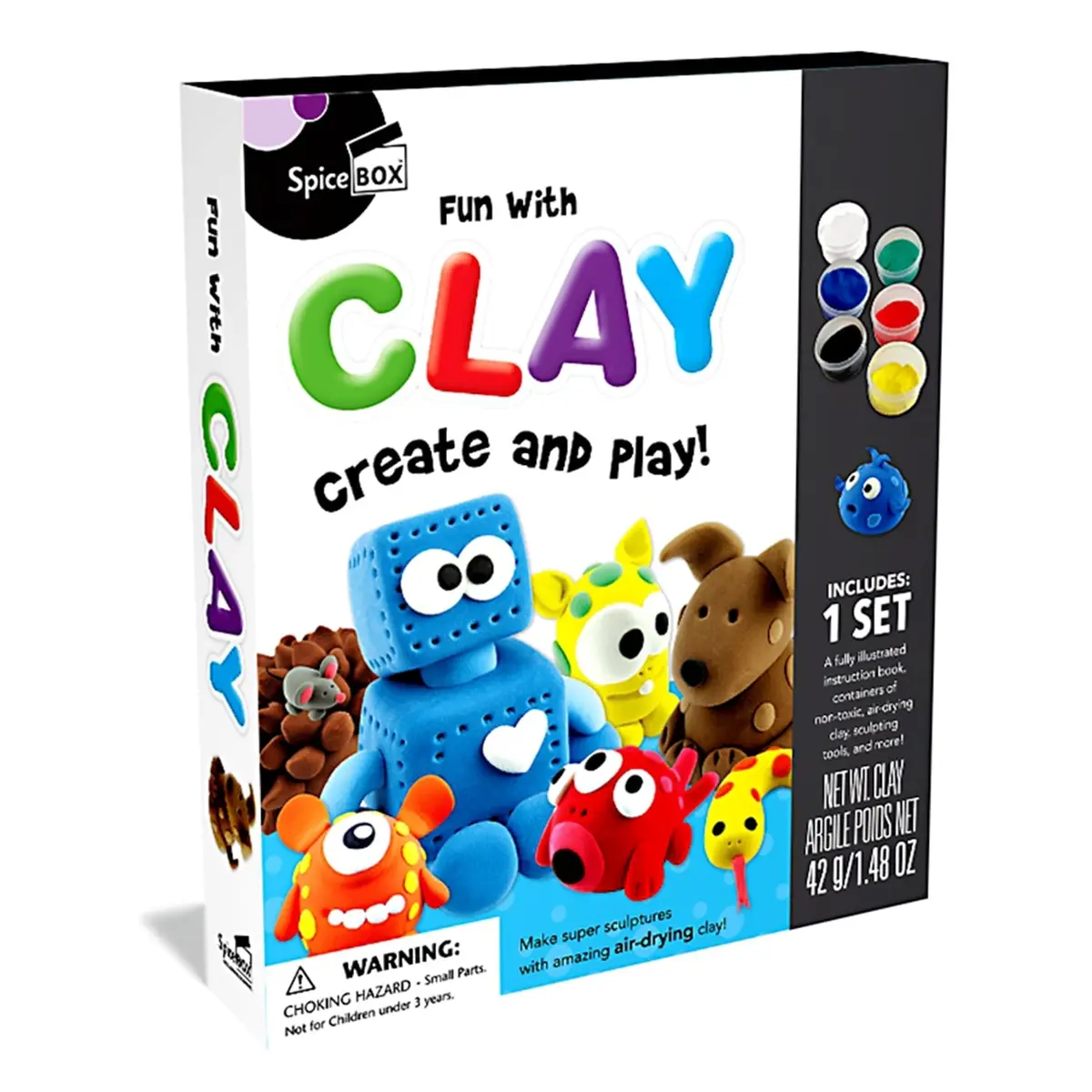 Spicebox Artistic Adventures Clay Sculpting Kit For Creative Kids 1