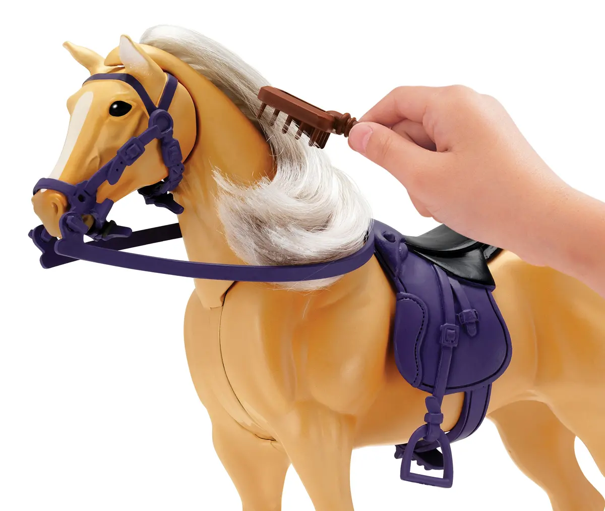 Blue Ribbon Champions Palomino Horse Interactive Playset 1