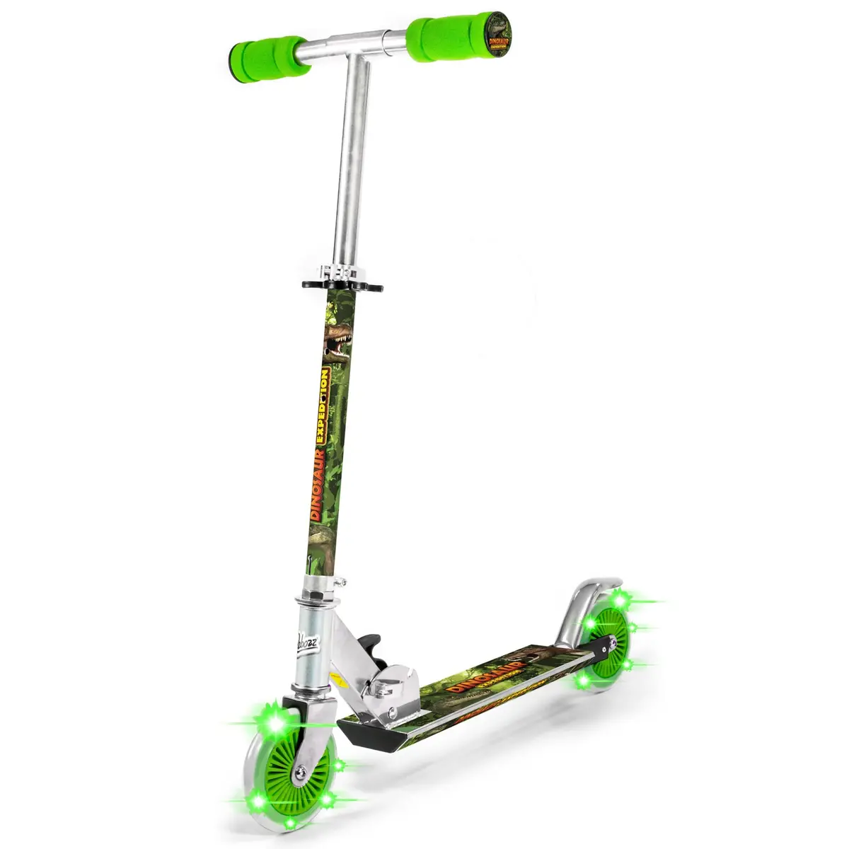 Ozbozz Dinosaur-Themed Scooter With Light-Up Wheels 1