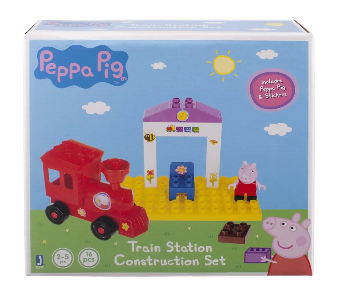 Peppa Pig Peppa's Train Station Construction Set - 16 Pieces 1