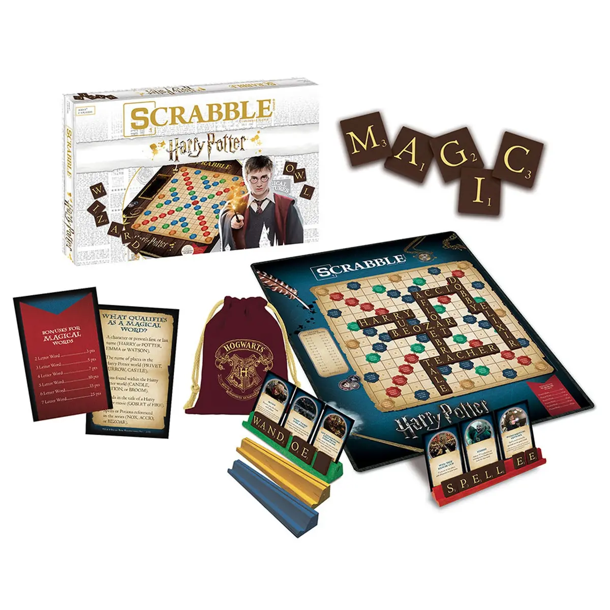 Harry Potter Scrabble Board Game By Usaopoly 1