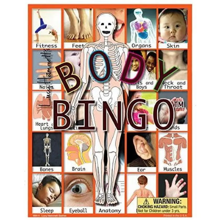 Body Bingo Anatomy Game - Educational Learning For Kids & Classrooms 1