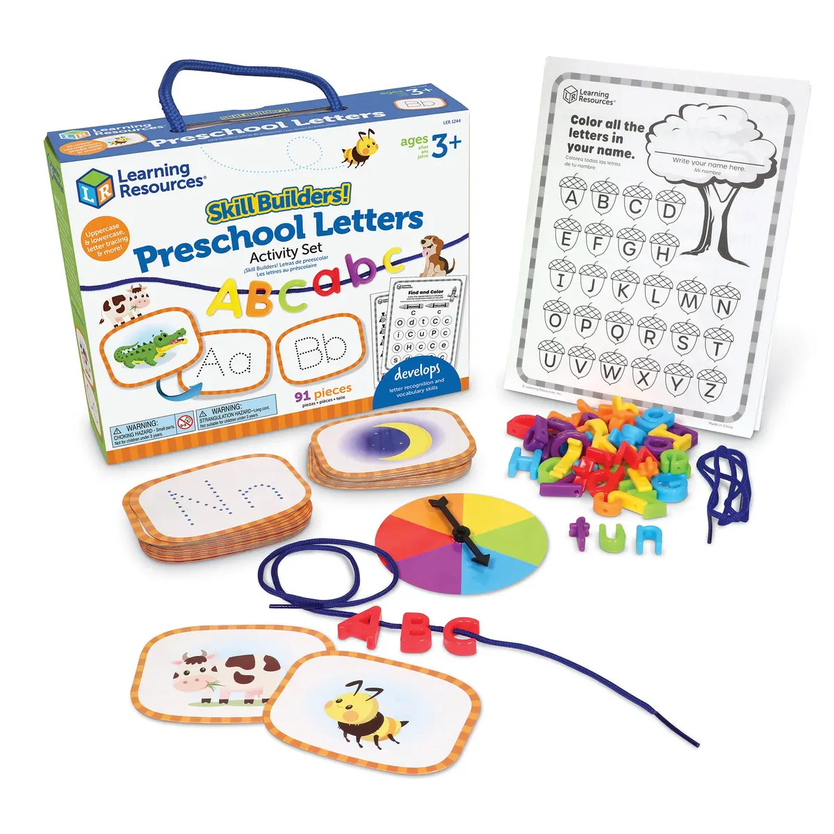 Learning Resources Skill Builders! - Preschool Letters Educational Set 1
