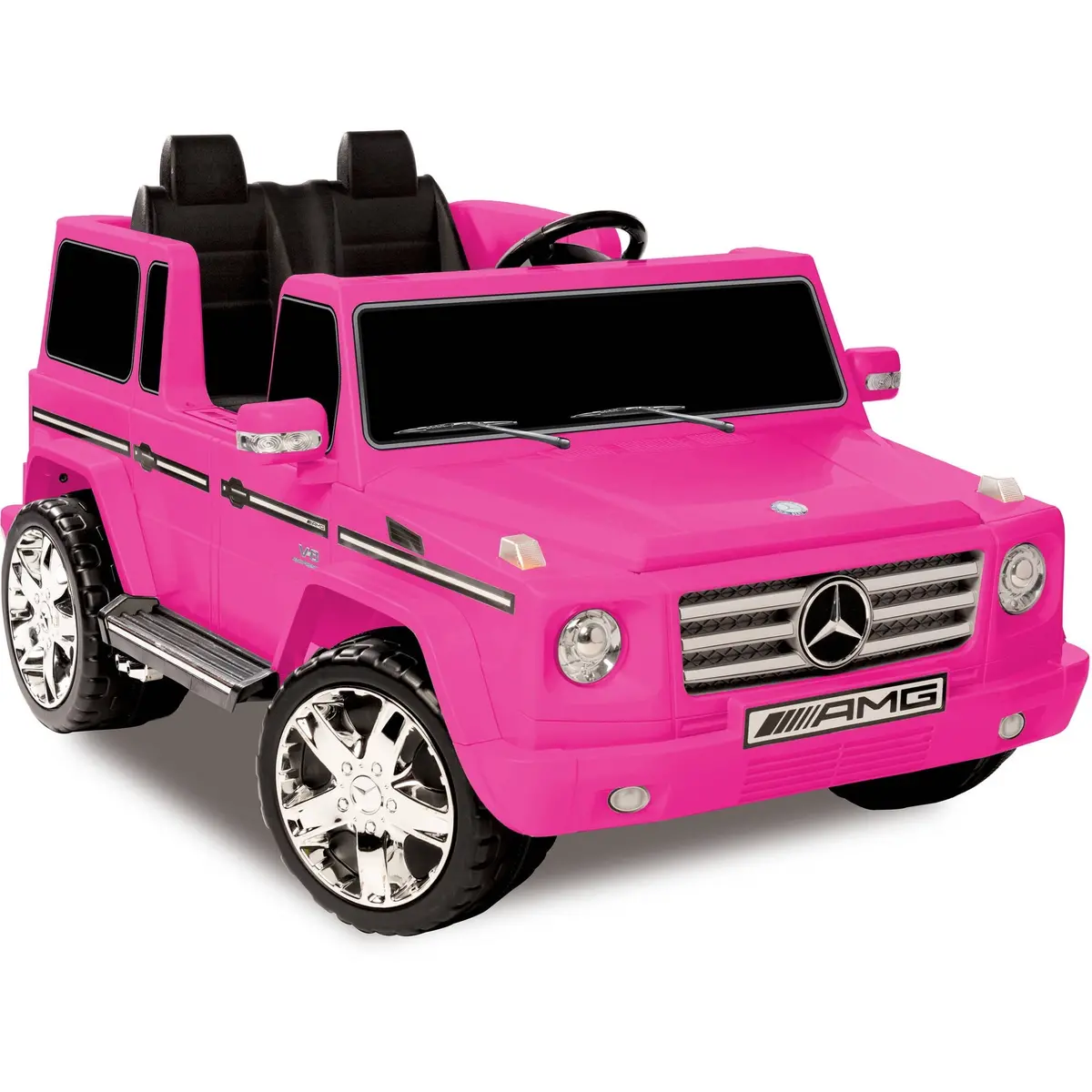 Kid Motorz 12V Mercedes Benz G55 Amg Two-Seater Ride-On In Pink 1