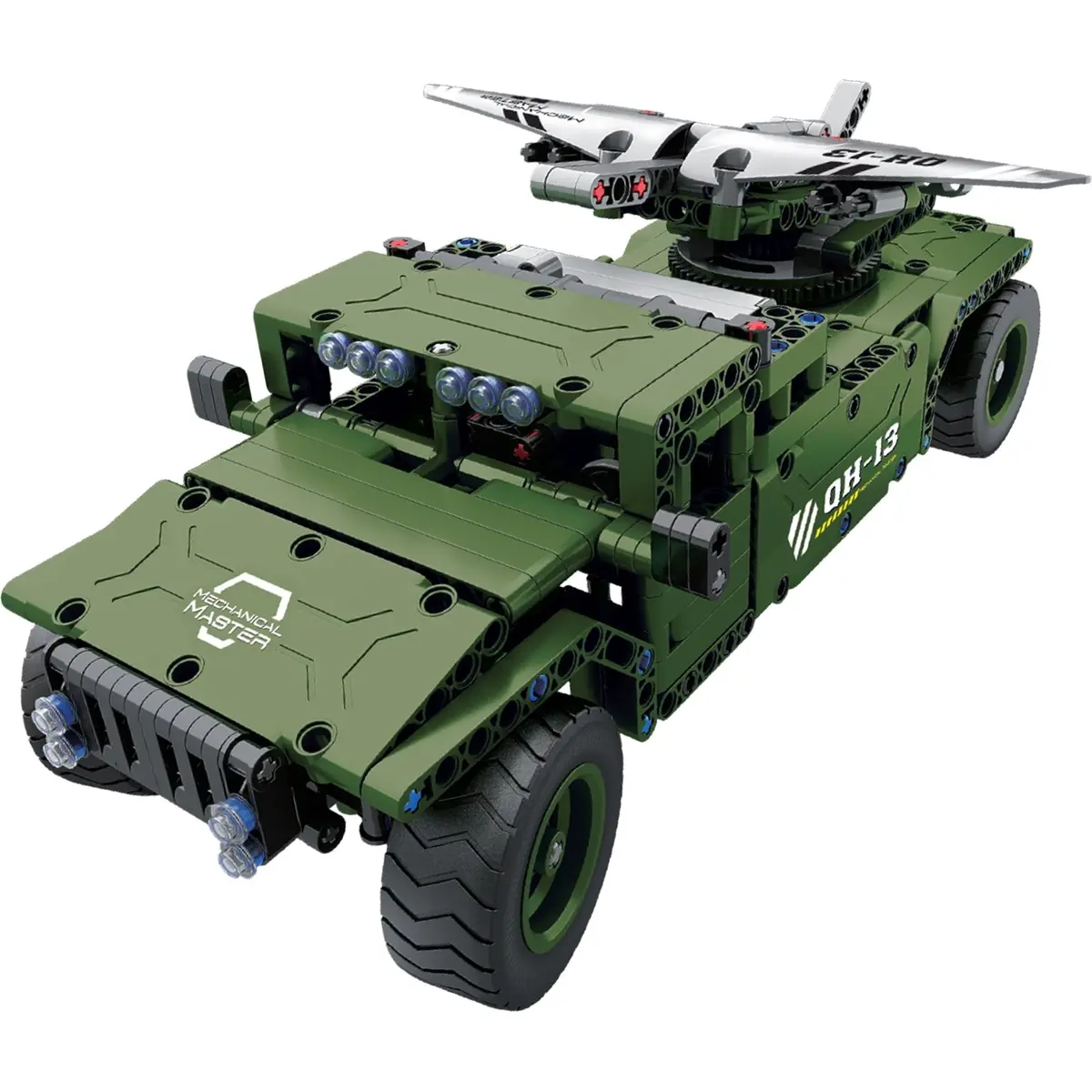 Tech Bricks Mechanical Master 506-Piece R/C Uav Carrier - Stem Building Kit 1