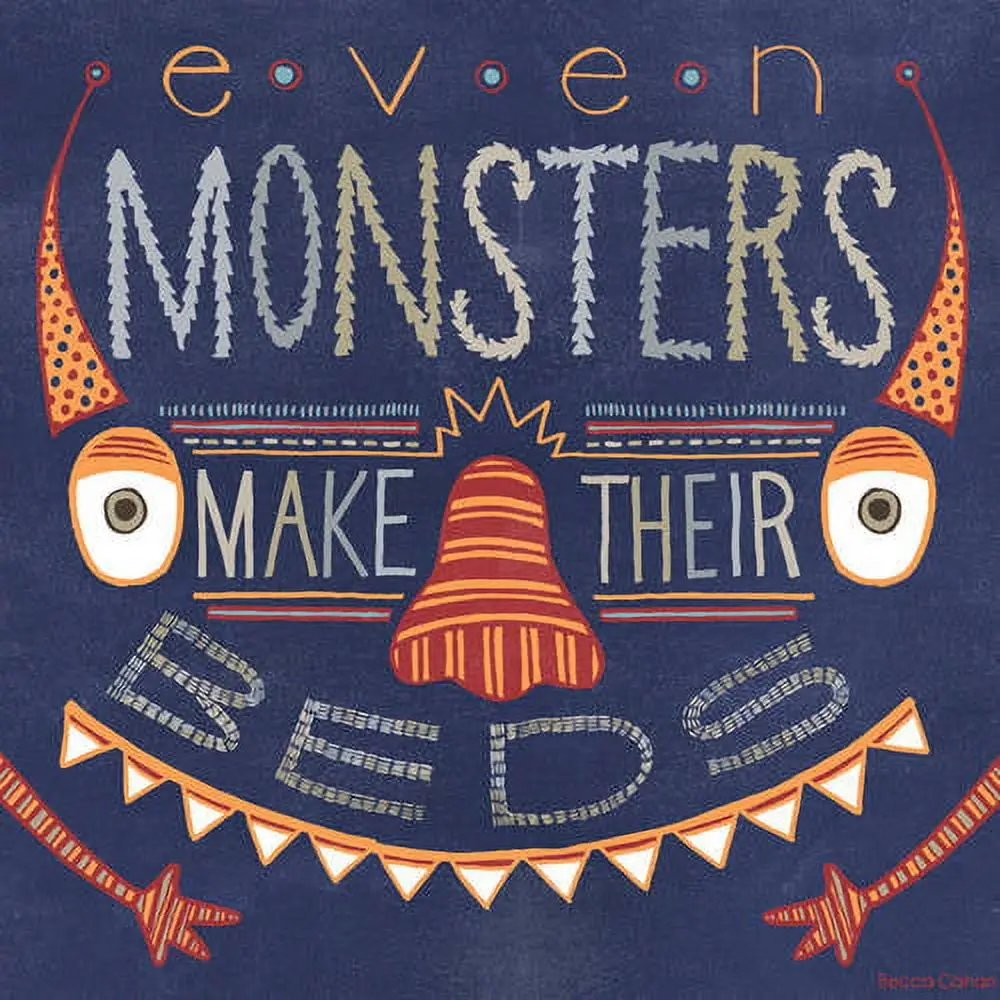 Oopsy Daisy Toos Colorful Monster Canvas Art 1
