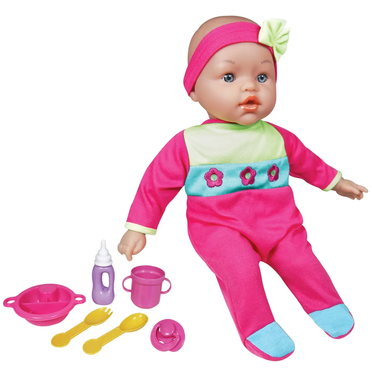 Lissi 15 Inch Floral Interactive Baby Doll With Accessories 1