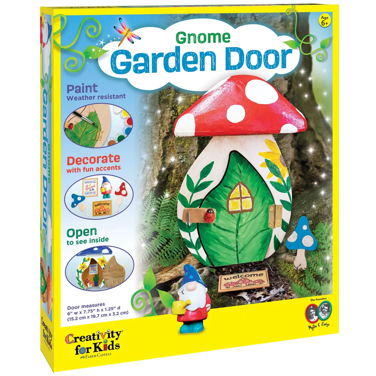 Creativity For Kids Enchanted Gnome Garden Door Craft Kit 1