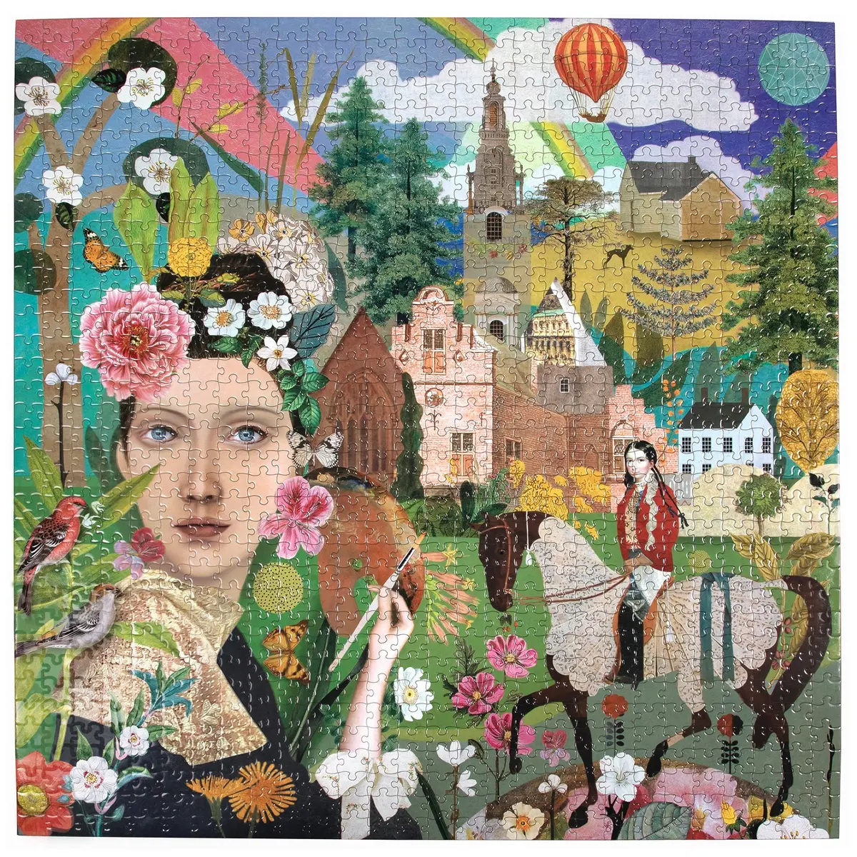 Piece&Love Artist & Daughter Countryside Jigsaw Puzzle - 1000 Pc 1
