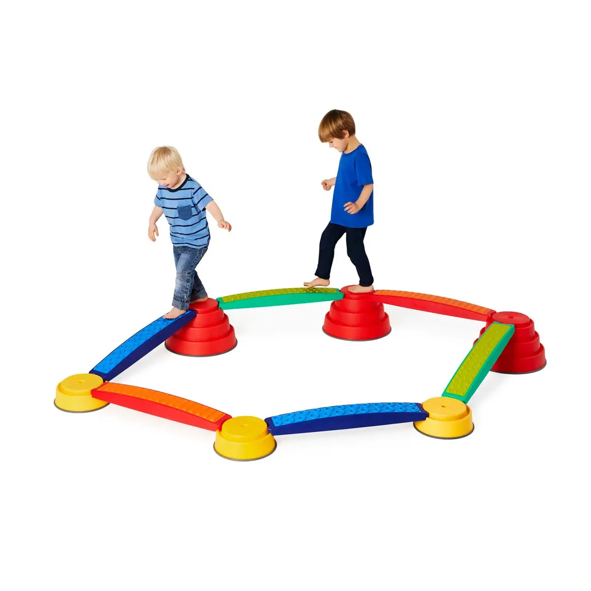 Gonge Build N' Balance Tactile Set - Colorful Sensory Integration Toy For Kids 2