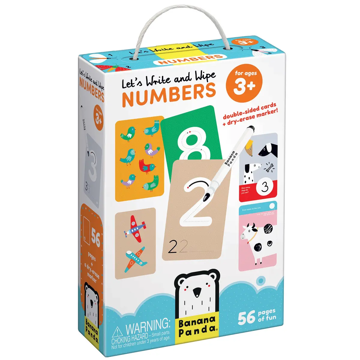 Banana Panda Let's Write And Wipe Numbers - Educational Learning Set 1