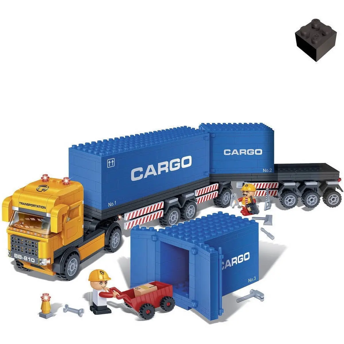 Banbao Cargo Truck Building Set - 562 Piece Construction Kit 1