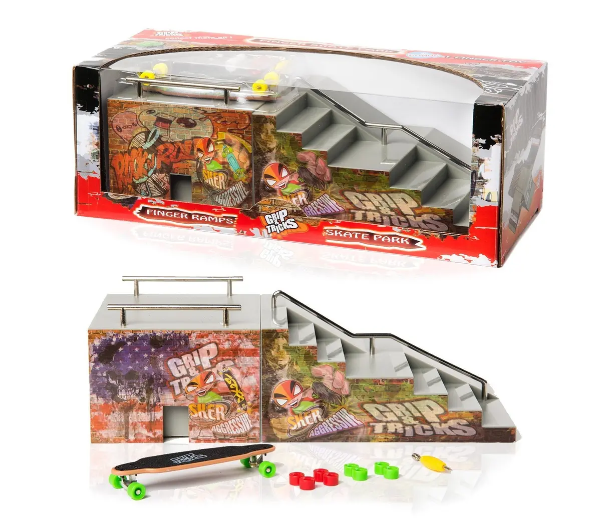 Grip And Tricks Ultimate Finger Skate Ramp Set 1