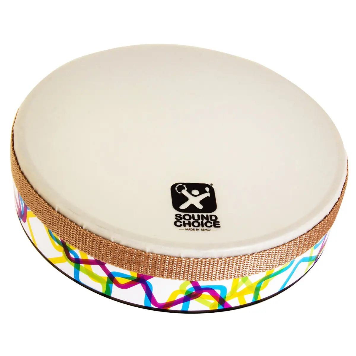 Westco Educational 2-Pack Multicolor Remo Hand Drums 1