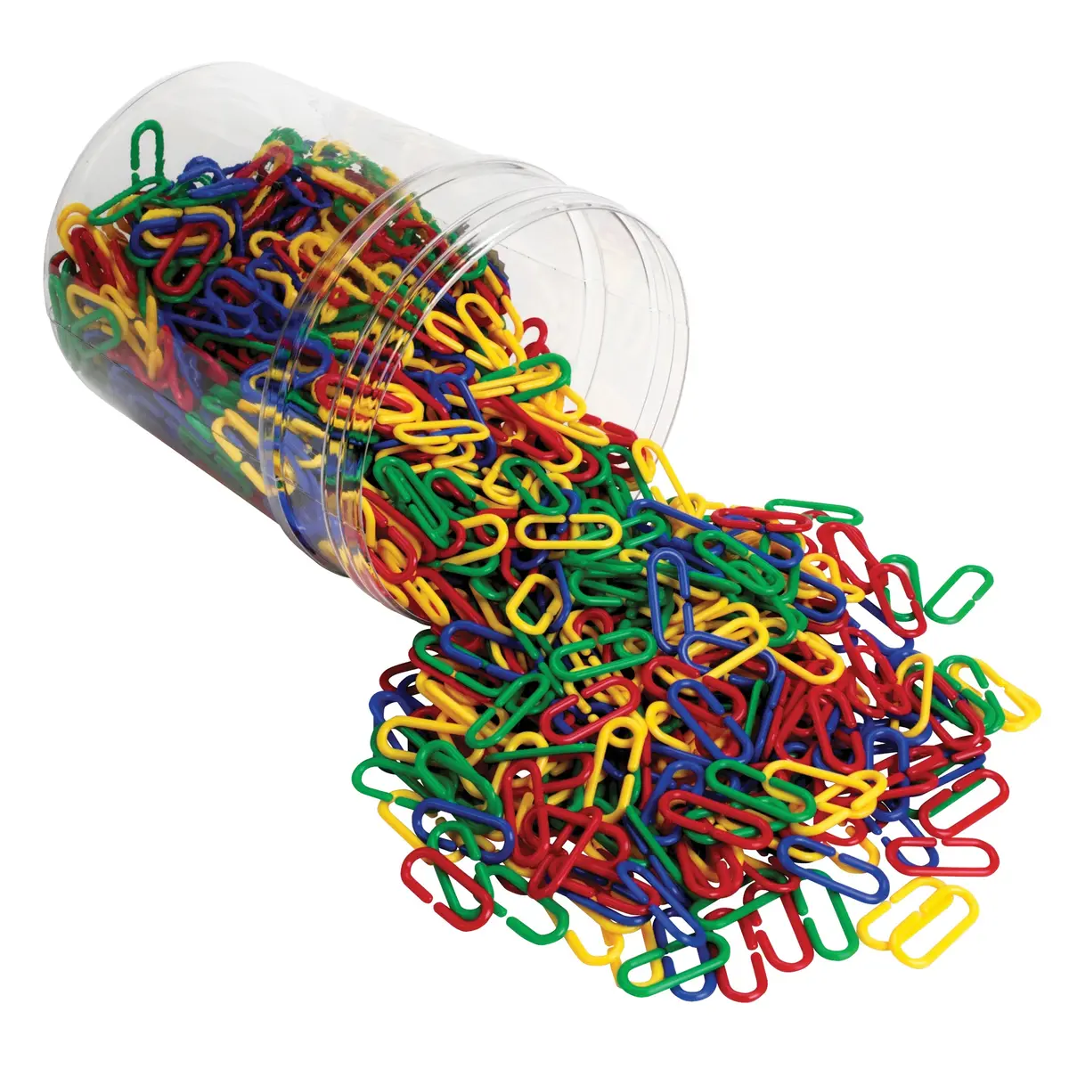 Learning Resources Link 'N' Learn Links - Colorful Interlocking Pieces - 500 Count 1