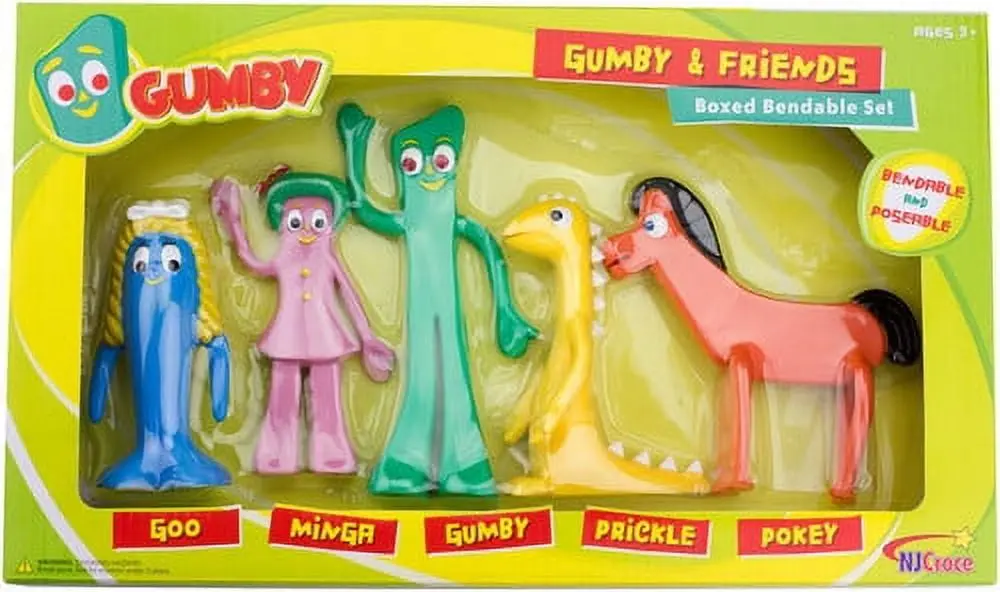 Gumby And Friends Bendable Action Figure Set 1