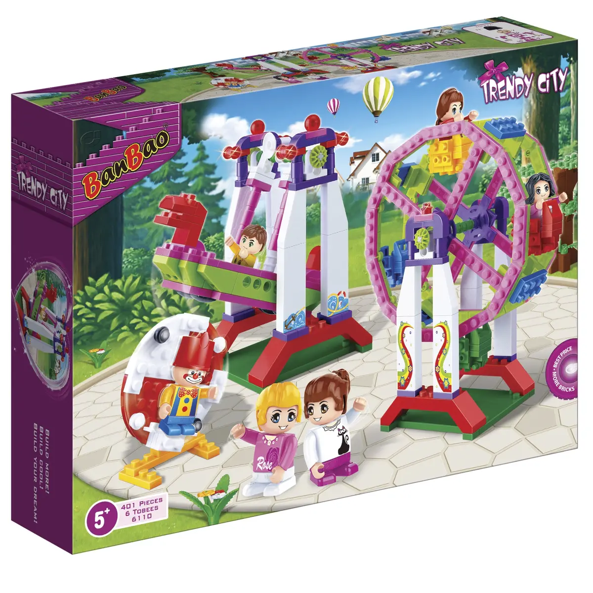 Vibrant Fun Park Building Set - 401 Pieces 1