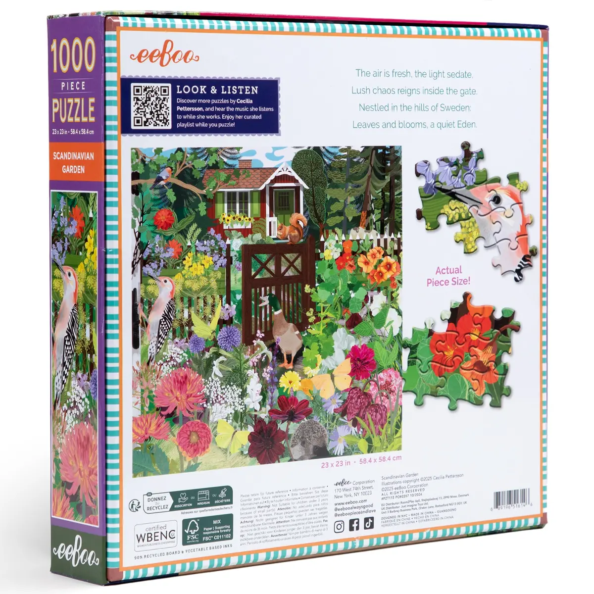 Piece&Love Scandinavian Garden 1000 Pc Puzzle 1